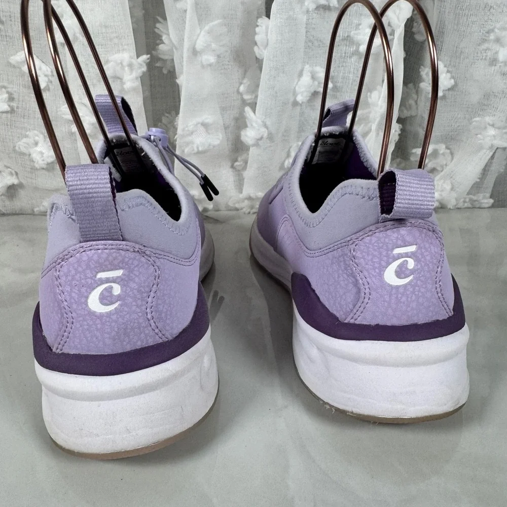 Clove Lilac Sneakers Comfort Shoes Bungee Laces Pull On Nursing Healthcare 8‎